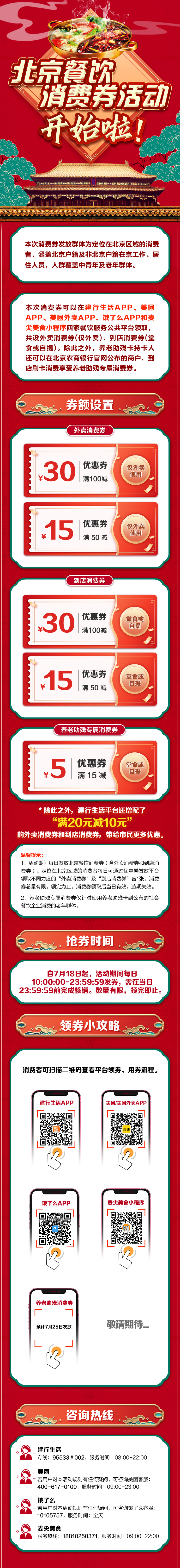 北京餐饮消费券 | 亿元消费补贴来啦